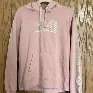Vans Pink Hoodie with Logo